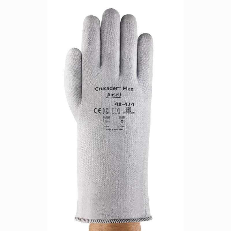 12 Paia - Guanti Da Lavoro ANSELL Crociato Flex 42-474
