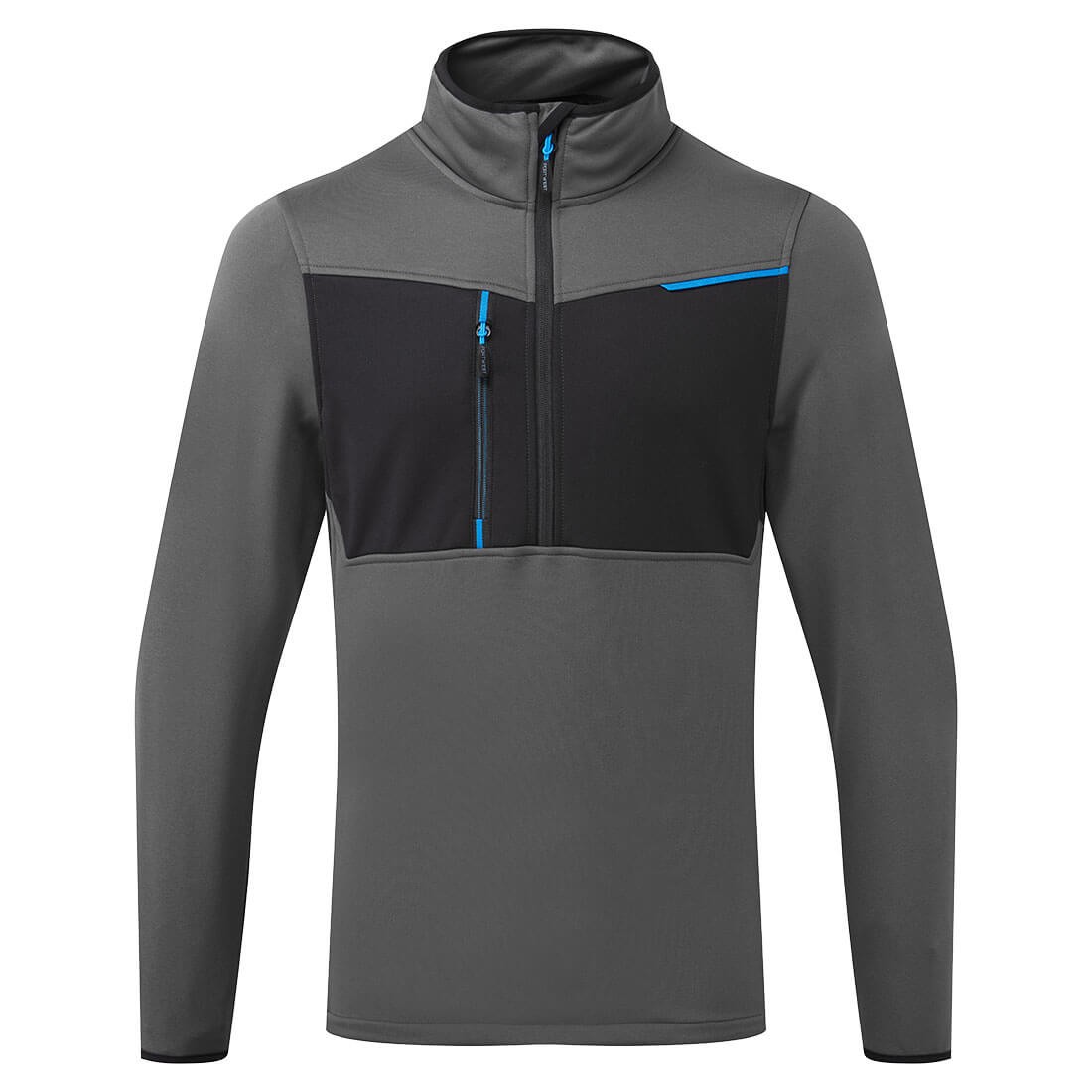 Felpa da Lavoro WX3 Mezza Zip Portwest T755