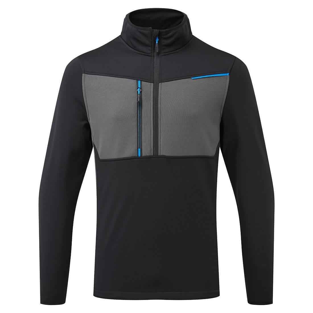 Felpa da Lavoro WX3 Mezza Zip Portwest T755
