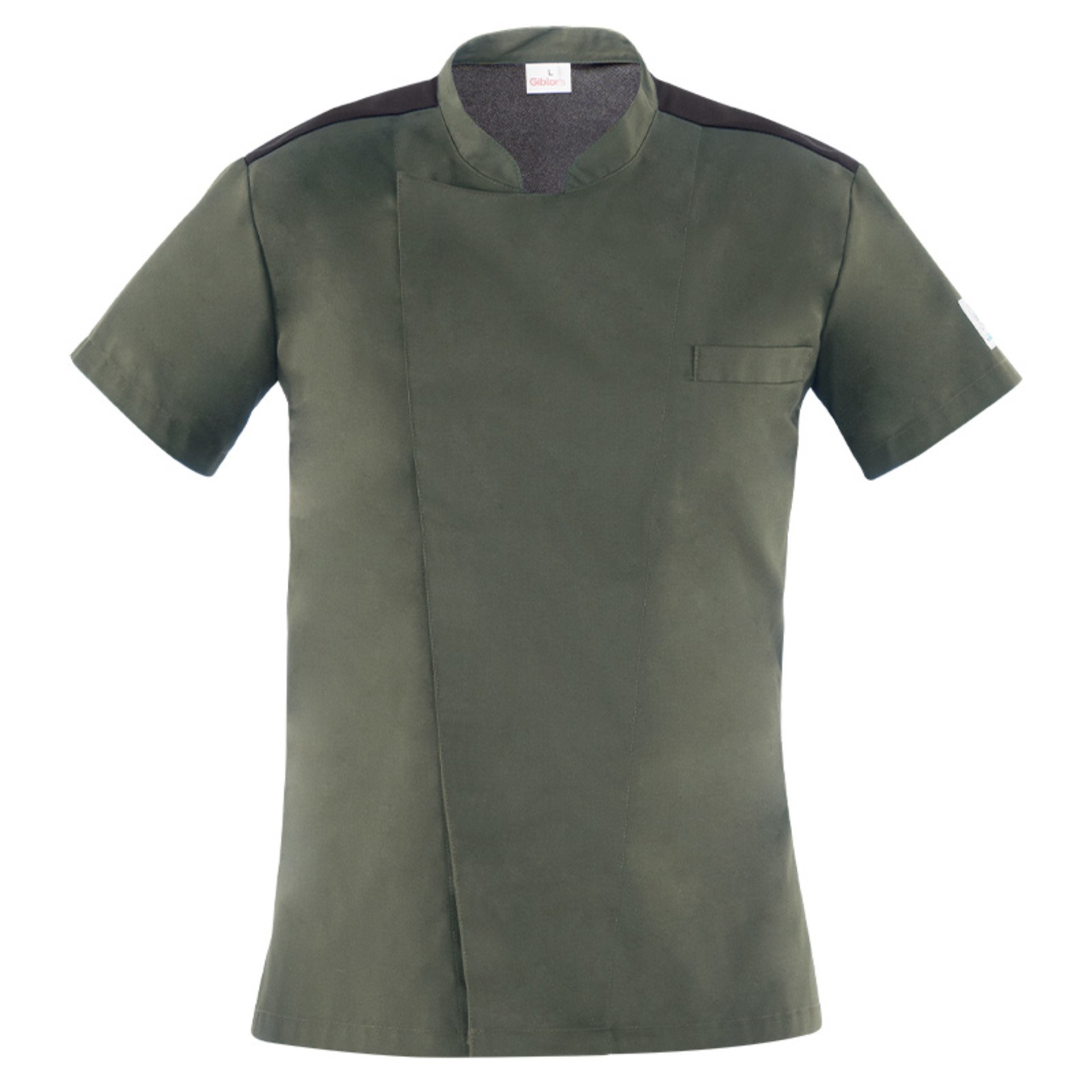 Giacca coreana manica corta da Lavoro Cuoco Giblor's Thiago 22P08G640