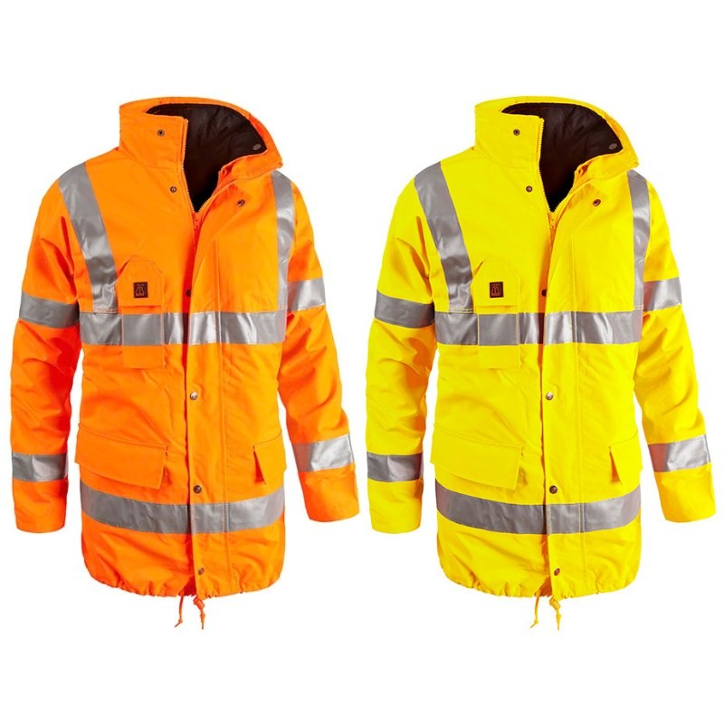 Parka da Lavoro Alta Visibilit� Multitasche Impermeabile Sottozero Parka 2300