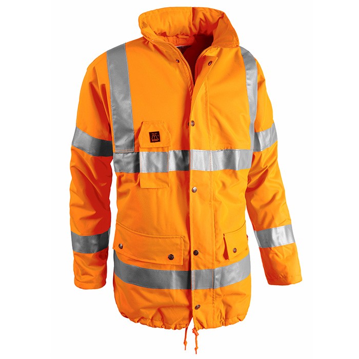 Parka da Lavoro Alta Visibilit� Multitasche Impermeabile Sottozero Stop 2299