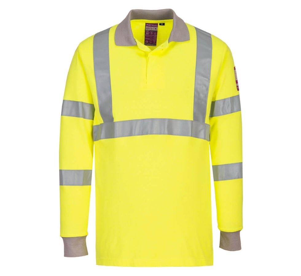 Polo da Lavoro Ignifuga Alta Visibilit� Portwest FR77