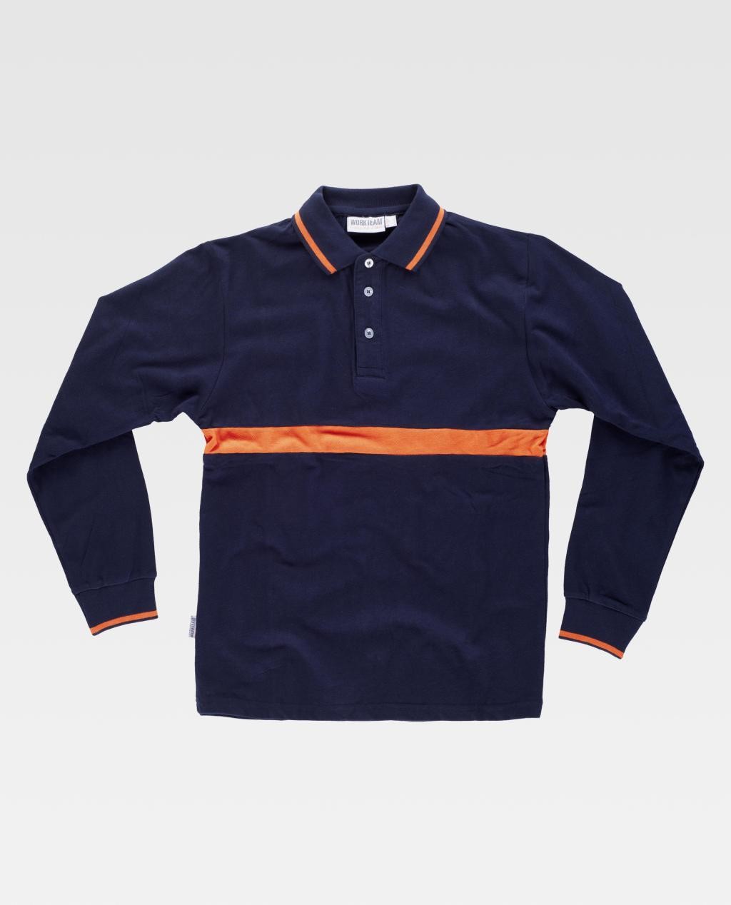 Polo da Lavoro Combinata Manica Lunga C3852 - Workteam