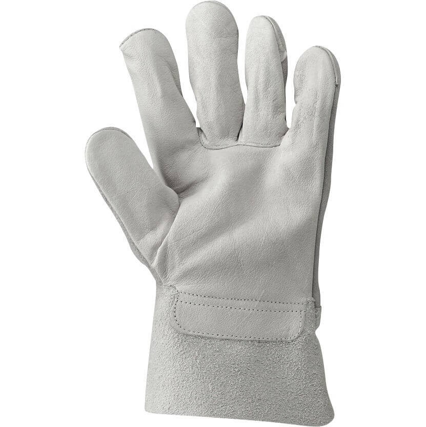 Guanti da lavoro in Pelle fiore Dorso crosta con manichetta in crosta - 204 TOP