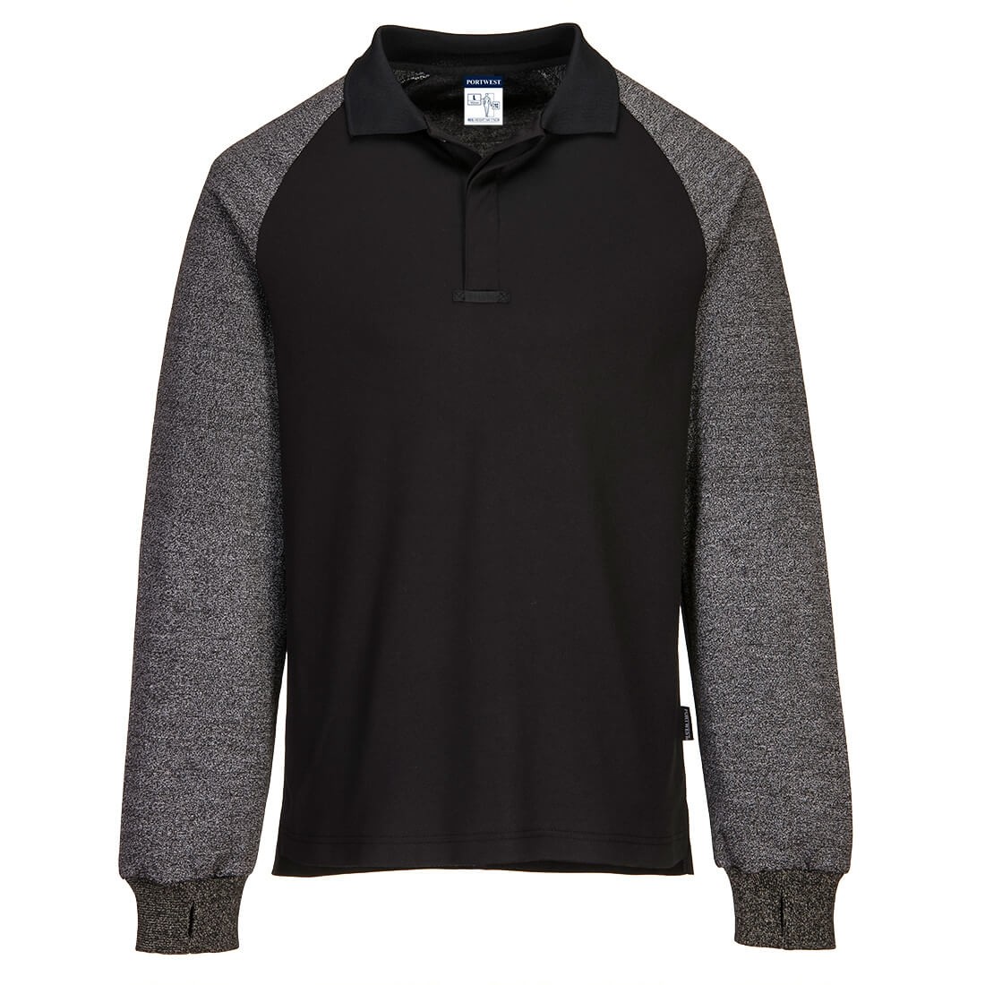 Polo da Lavoro Portwest Maniche Lunghe Resistenti al Taglio CR15