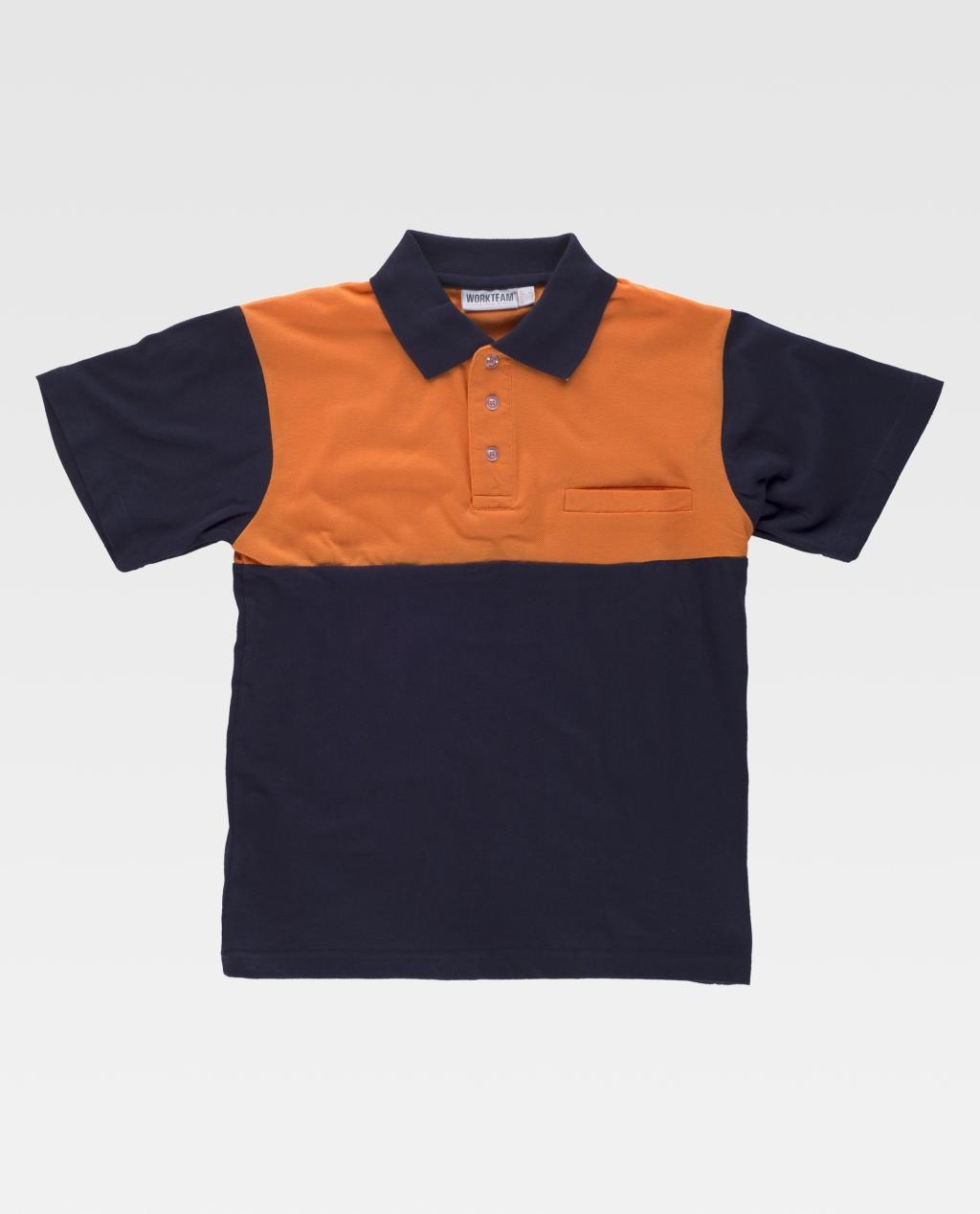 Polo da Lavoro 100% Cotone Alta Visibilit� C3840 - Workteam