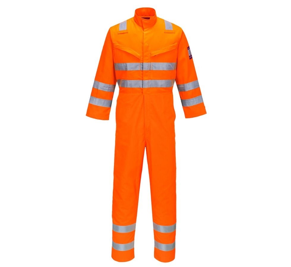 Tuta da Lavoro Modaflame RIS Alta Visibilita Ignifuga Portwest MV91