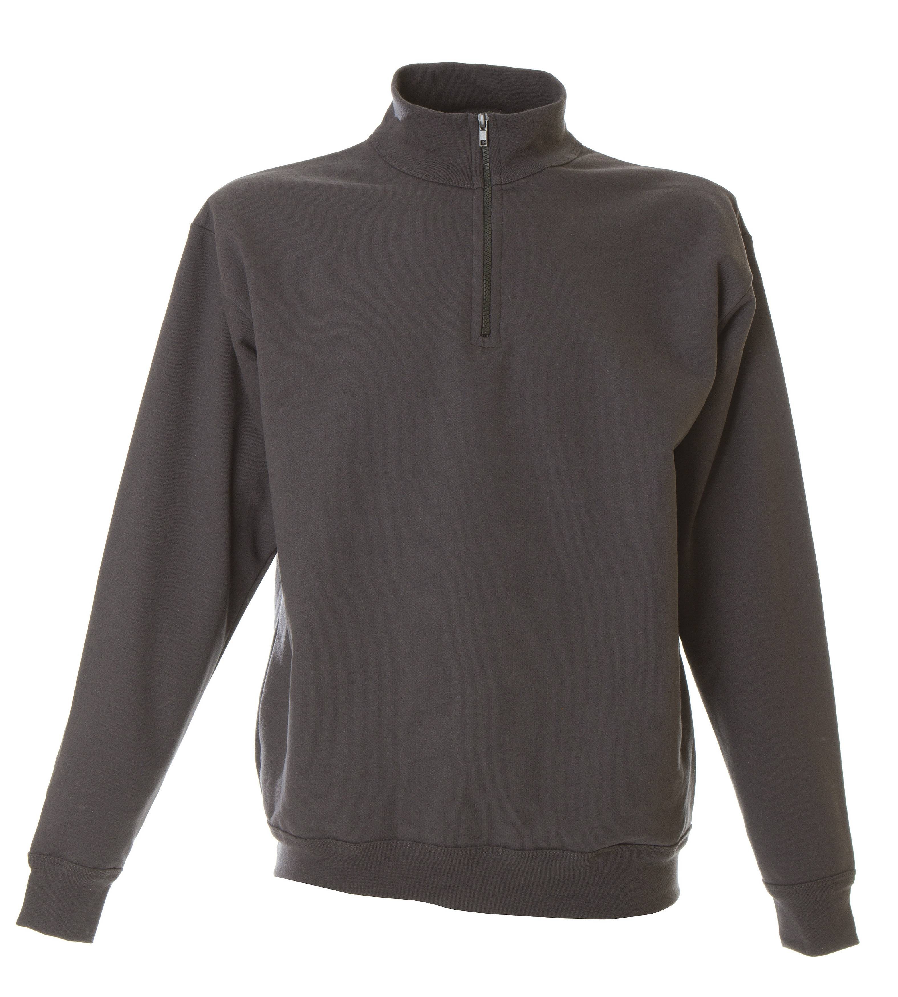 Felpa zip corta da Lavoro 100% Cotone Made in Italy JRC Piacenza 988553