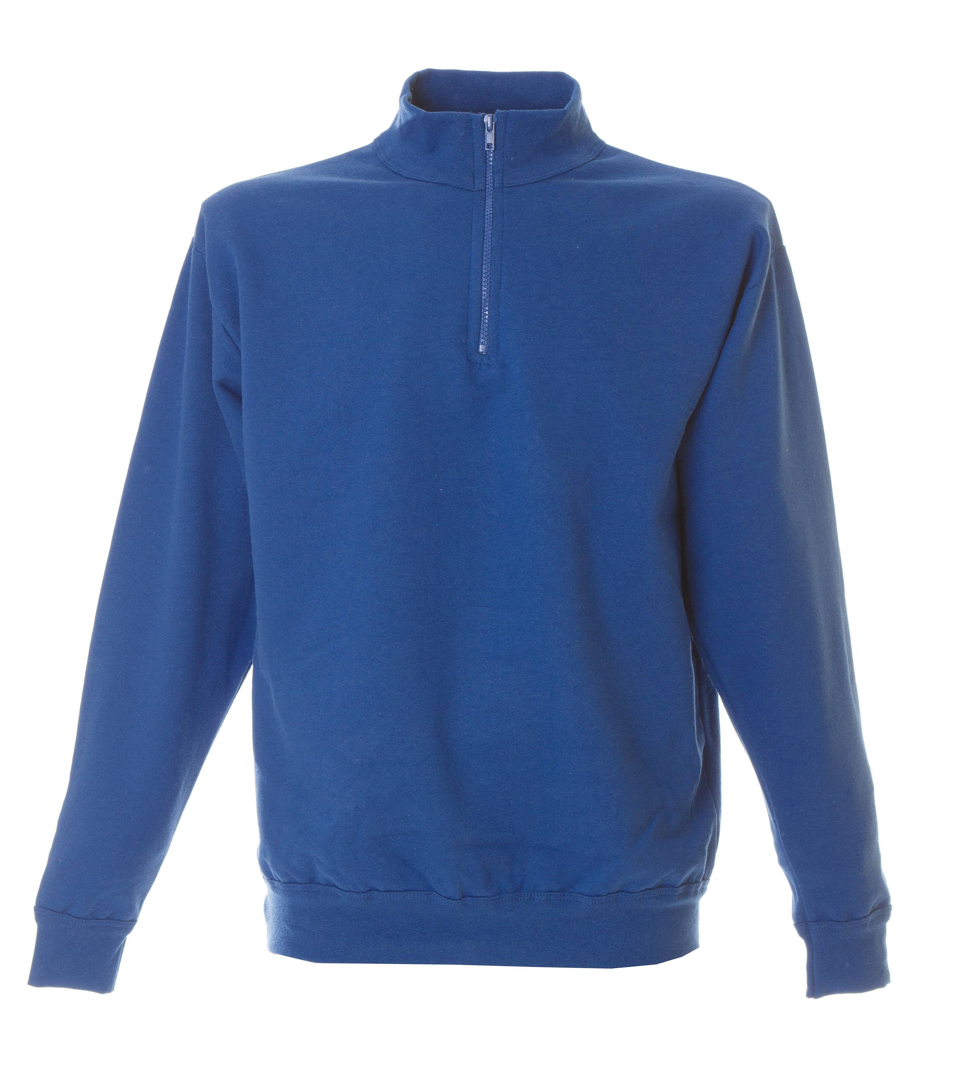 Felpa zip corta da Lavoro 100% Cotone Made in Italy JRC Piacenza 988553