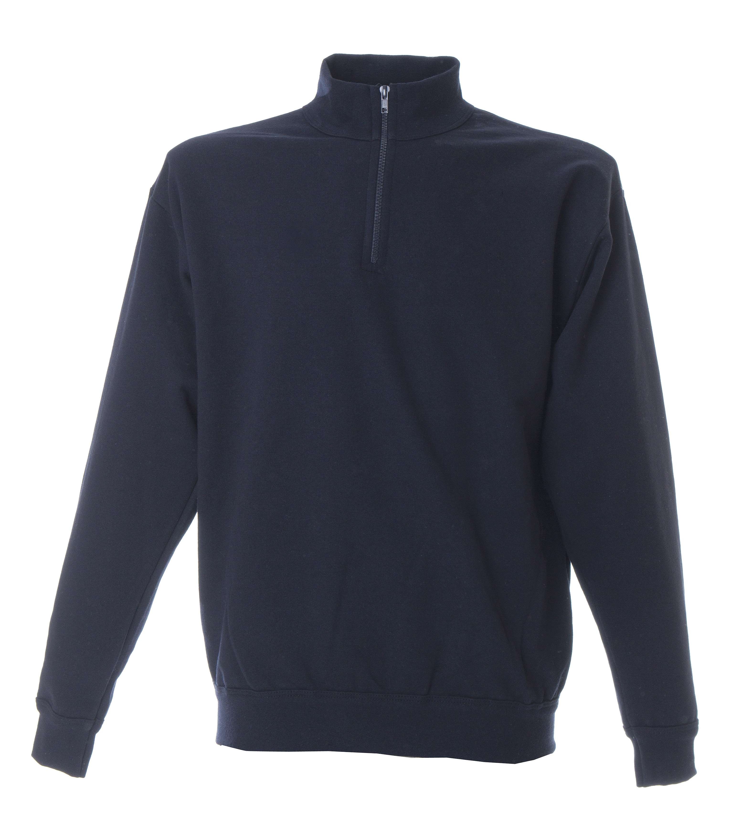 Felpa zip corta da Lavoro 100% Cotone Made in Italy JRC Piacenza 988553