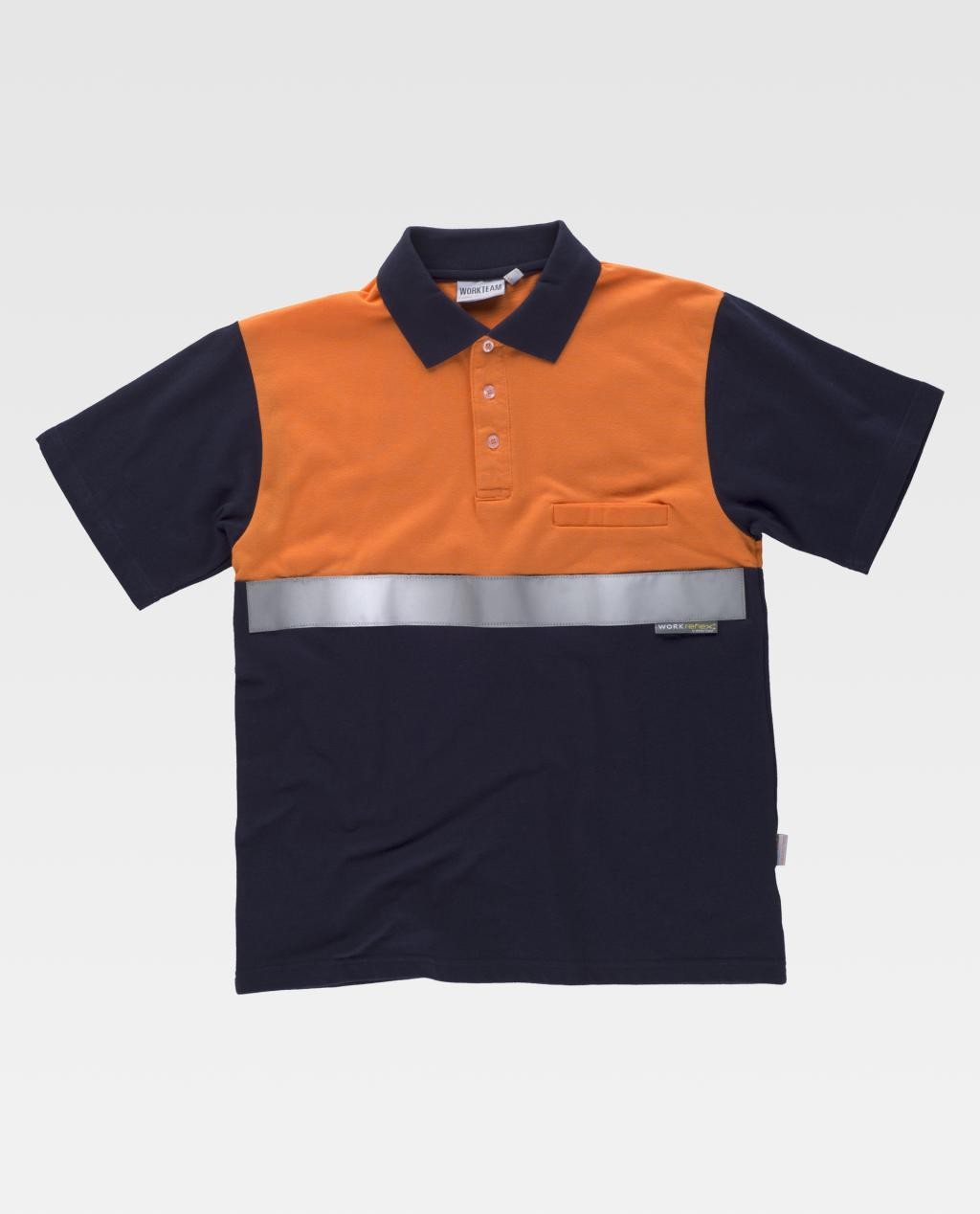 Polo da Lavoro 100% Cotone Alta Visibilit� C3841 - Workteam