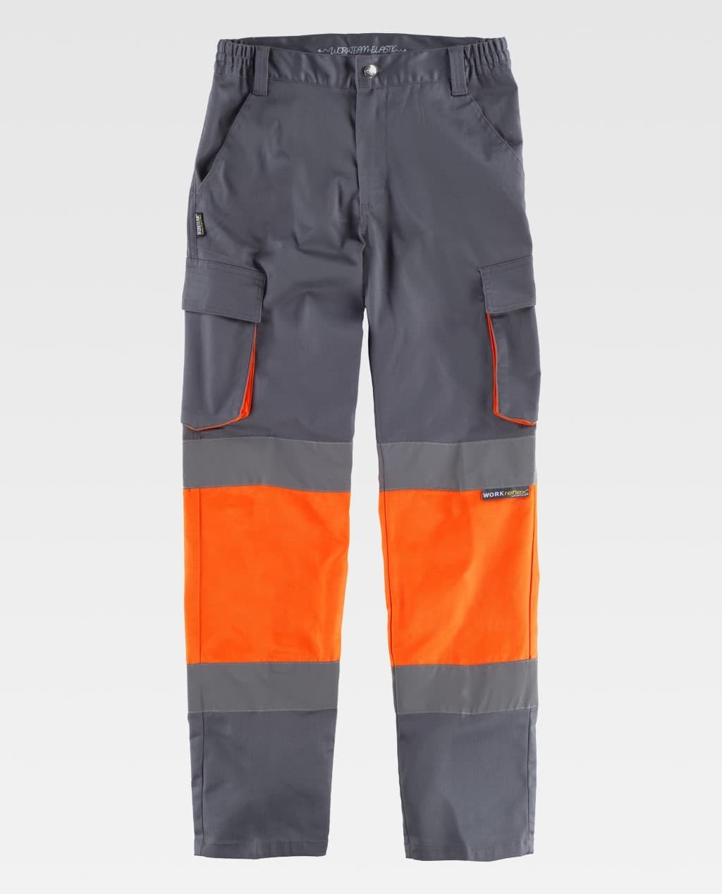 Pantalone da Lavoro Bicolore Alta Visibilit� C3218 - Workteam