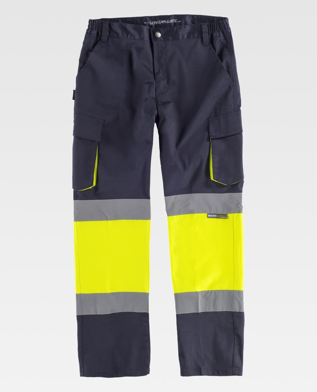 Pantalone da Lavoro Bicolore Alta Visibilit� C3218 - Workteam