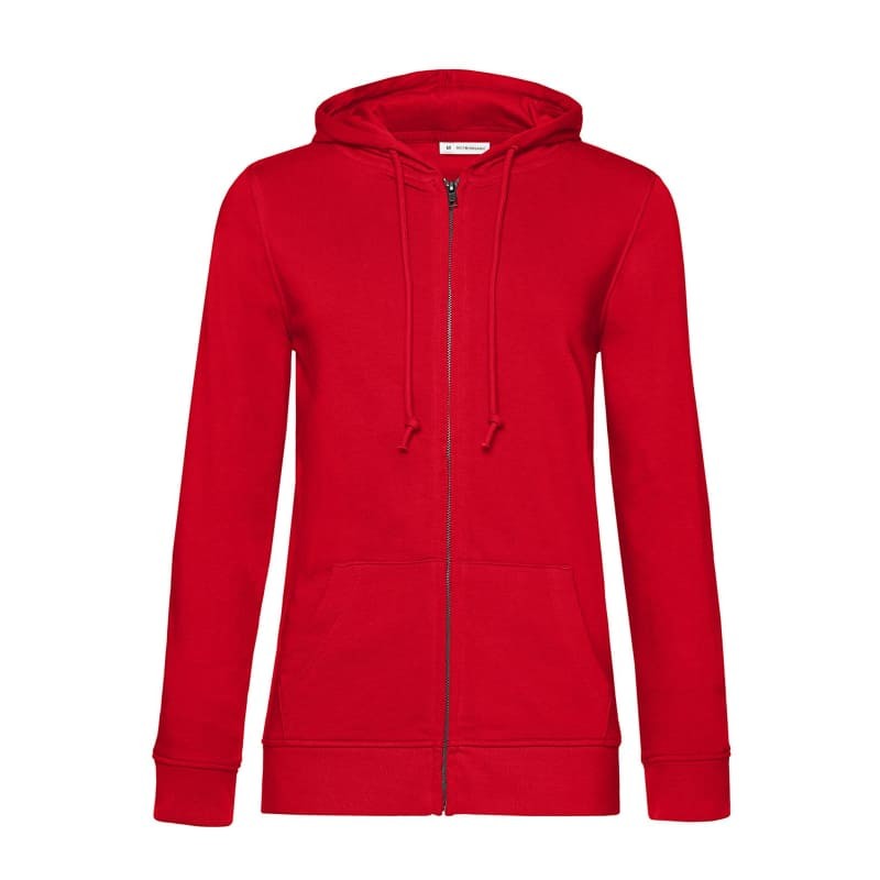 Felpa Da Lavoro con Cappuccio e Zip Intera da Donna B&C Collection - BCWW36B