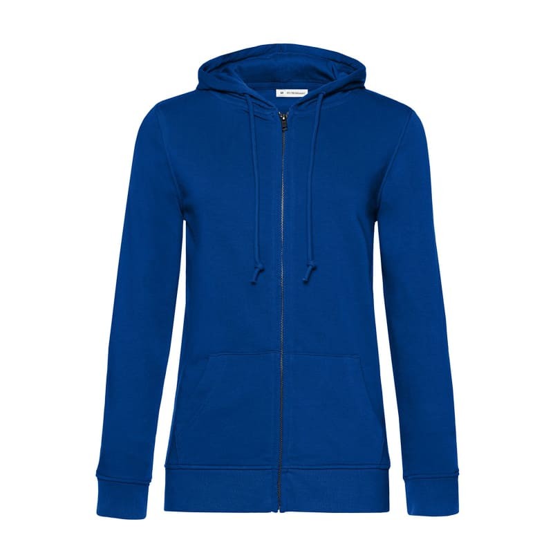 Felpa Da Lavoro con Cappuccio e Zip Intera da Donna B&C Collection - BCWW36B