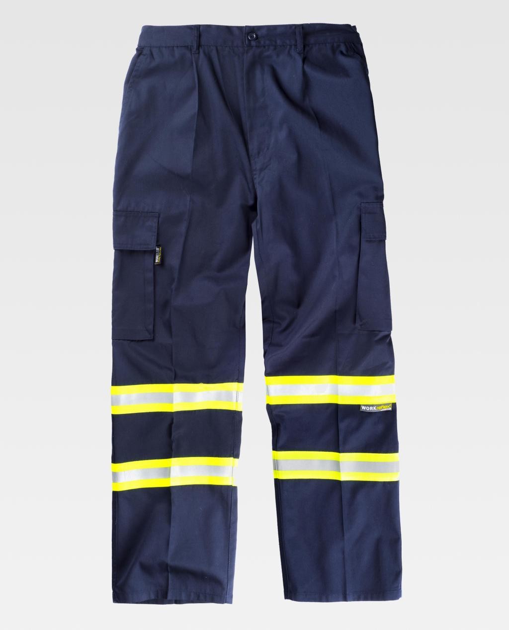 Pantalone da Lavoro Multitasche Alta Visibilit� B1436 - Workteam