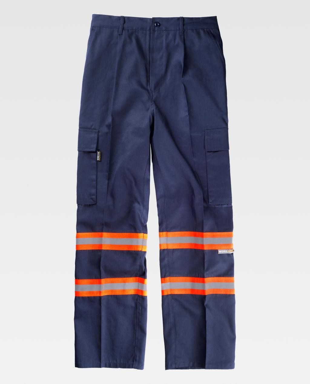 Pantalone da Lavoro Multitasche Alta Visibilit� B1436 - Workteam