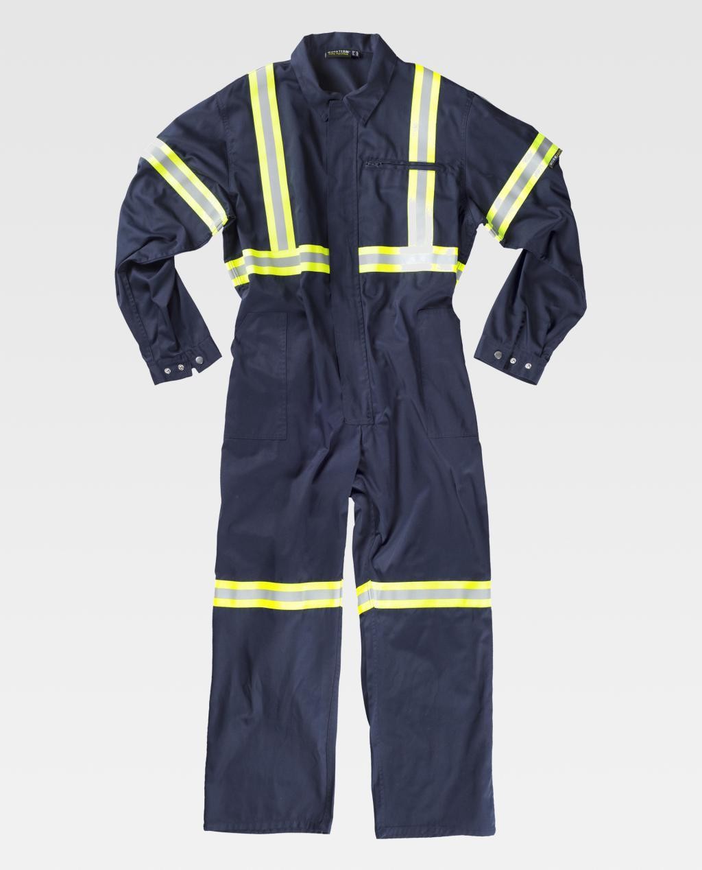 Tuta da Lavoro con Cerniera Alta Visibilit� B5236 - Workteam