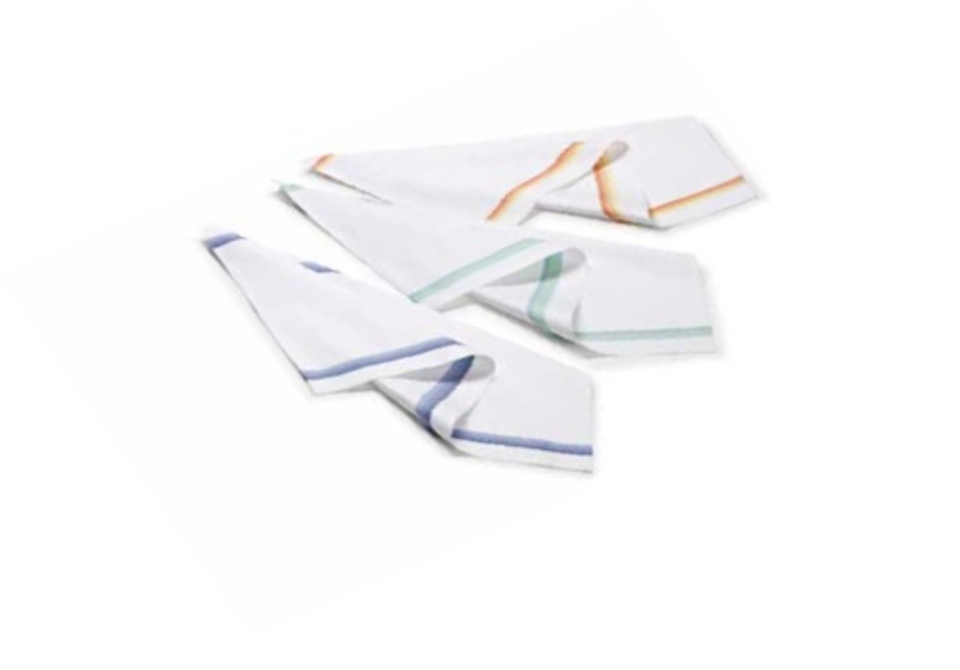 12 Pezzi - Strofinaccio da Lavoro con bande 100% Cotone Giblor's 405/E
