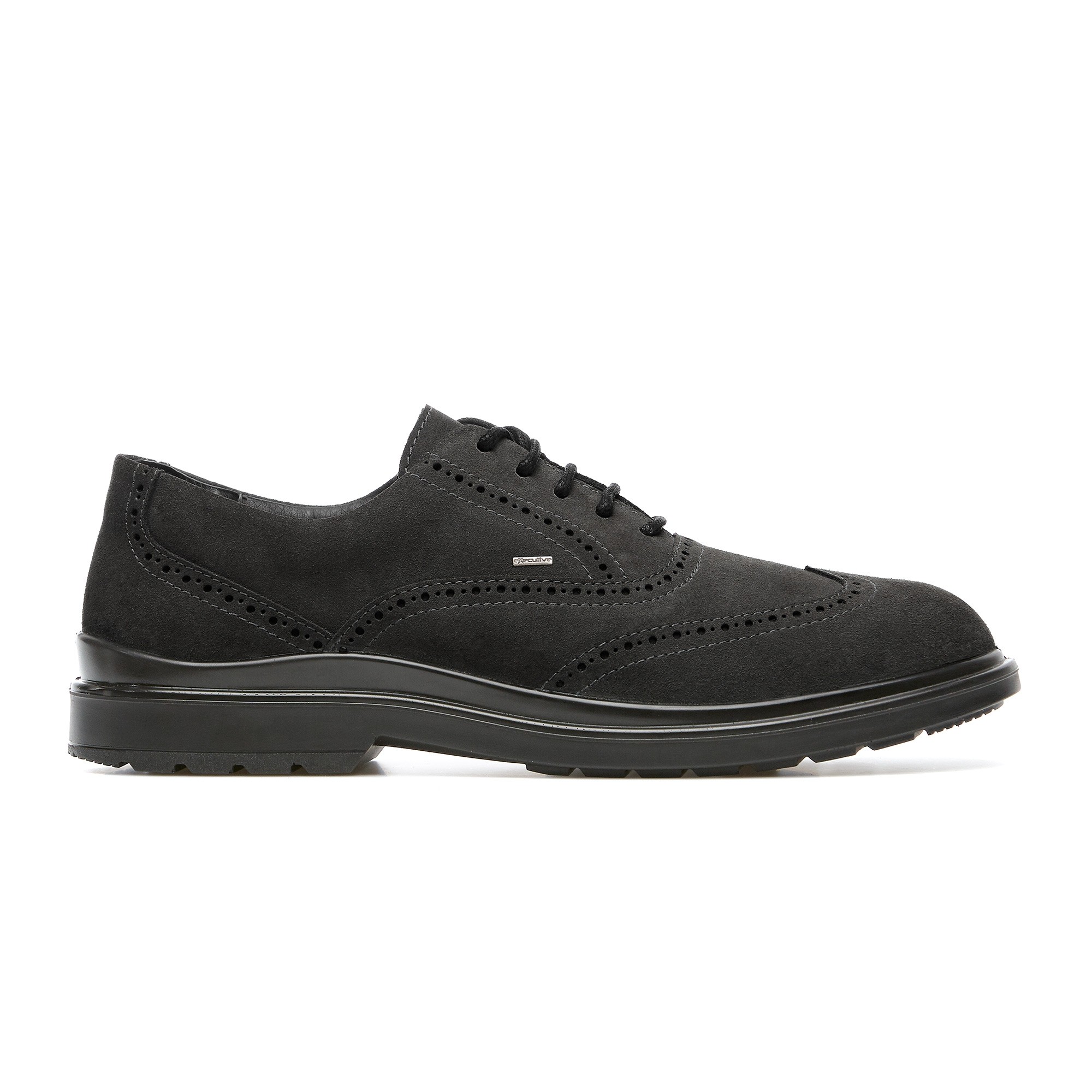 Scarpe Antinfortunistiche Exena English Suede Black 01 SRC A0422V001