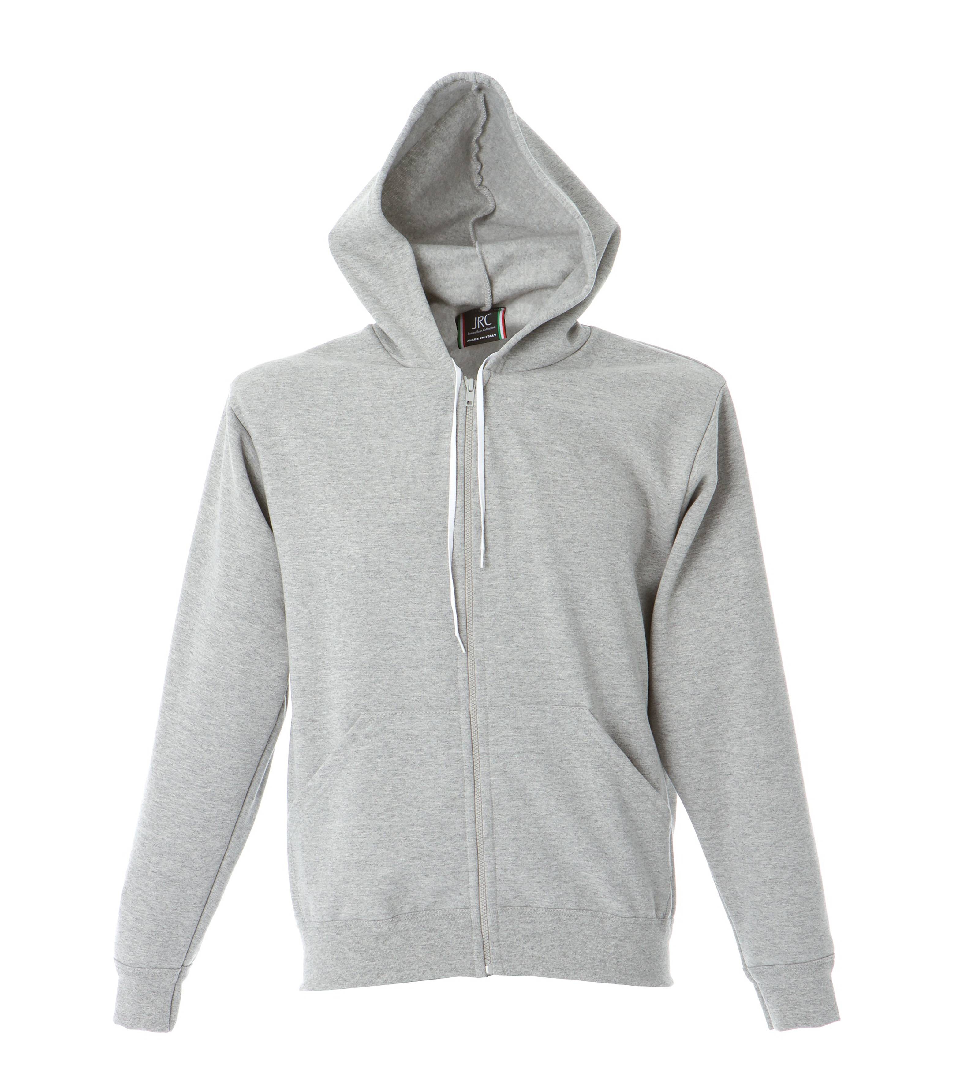 Felpa zip lunga con Cappuccio da Lavoro Made in Italy JRC Lecce 989243