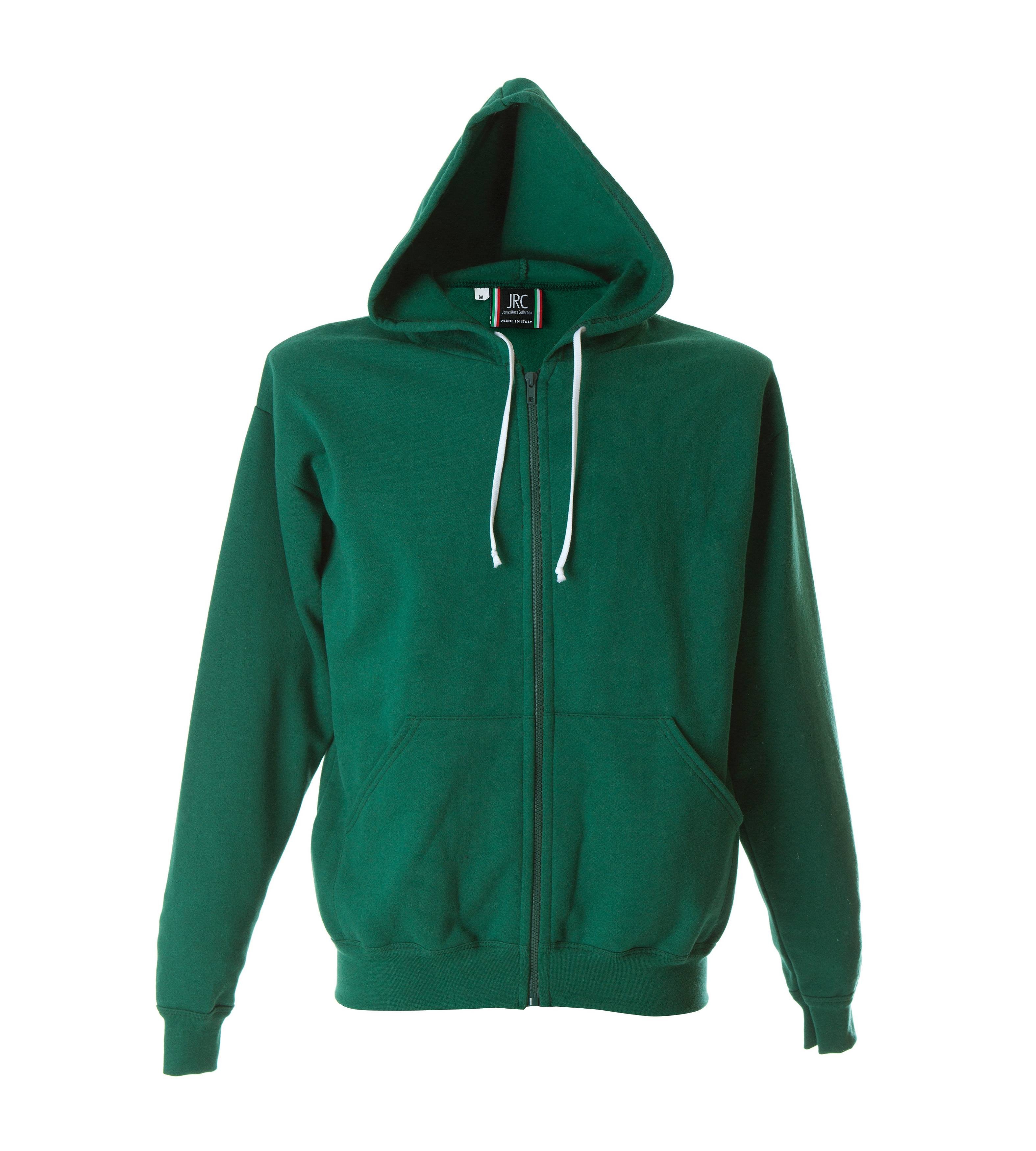 Felpa zip lunga con Cappuccio da Lavoro Made in Italy JRC Lecce 989243