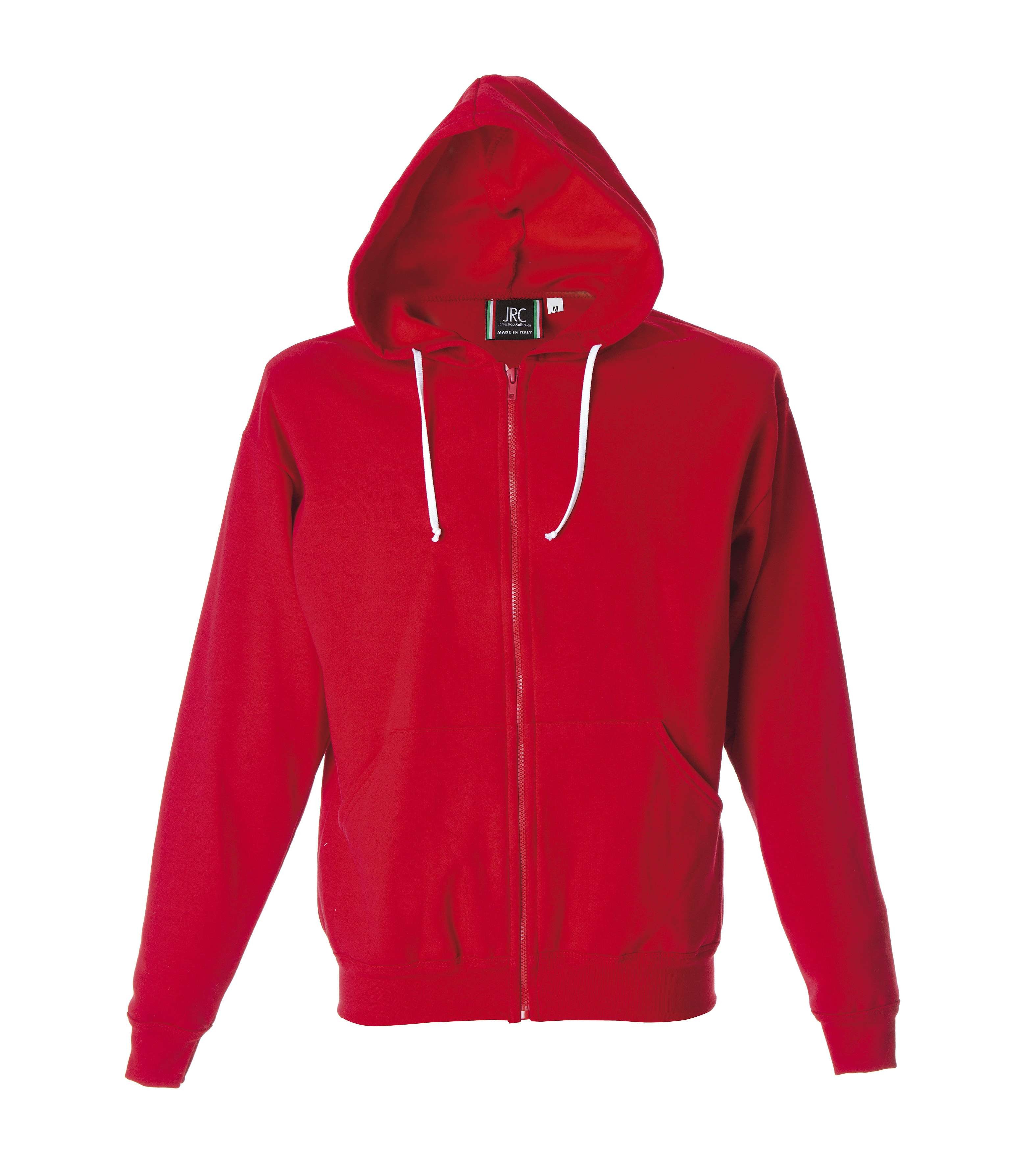 Felpa zip lunga con Cappuccio da Lavoro Made in Italy JRC Lecce 989243