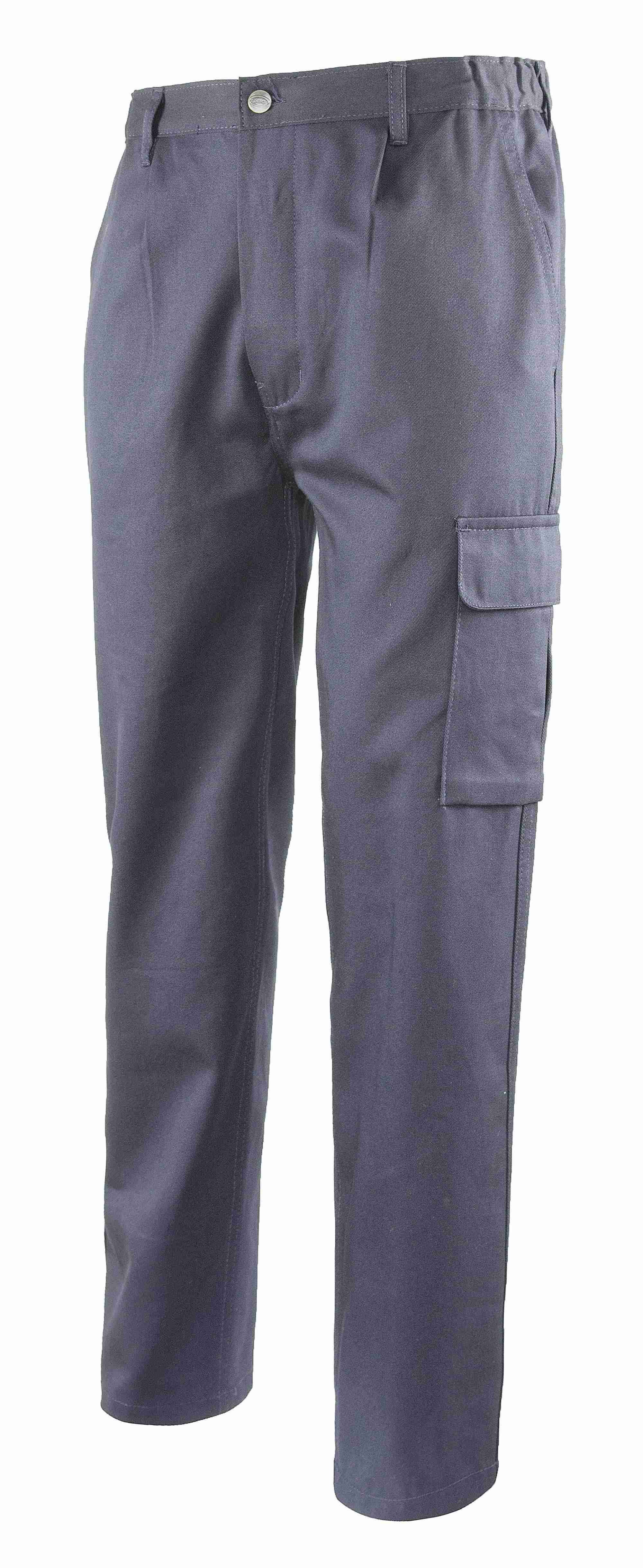 Pantaloni da Lavoro Multitasche 100% cotone Logica 9030BLU-L