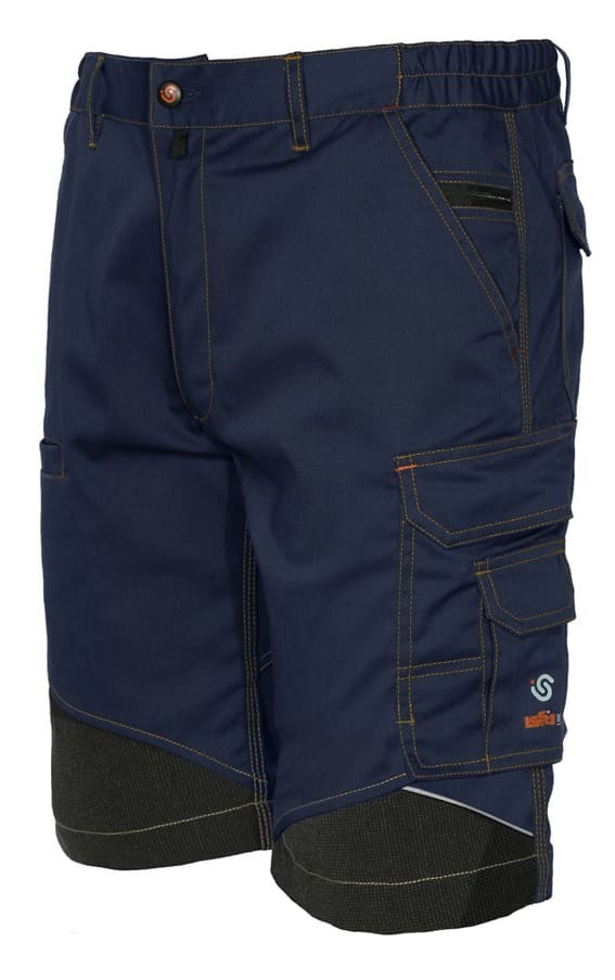 Bermuda da lavoro Extreme ISSA Line Bicolore Multitasche Stretch 8834B
