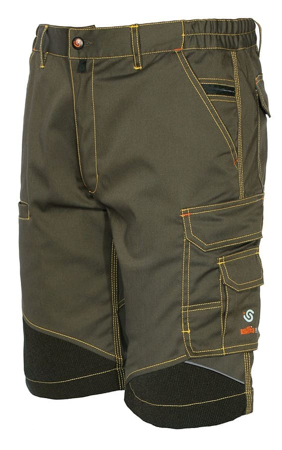 Bermuda da lavoro Extreme ISSA Line Bicolore Multitasche Stretch 8834B
