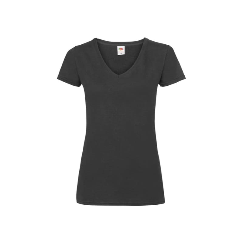T-shirt da Lavoro Valueweight Ladies con Scollo a V Fruit Of The Loom - 613980