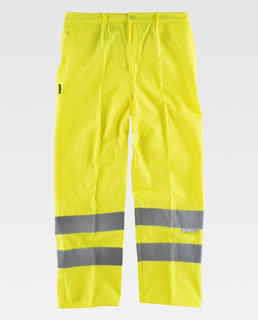 Pantalone da Lavoro Alta Visibilit� con Bande Rinfrangenti C3915 - Workteam