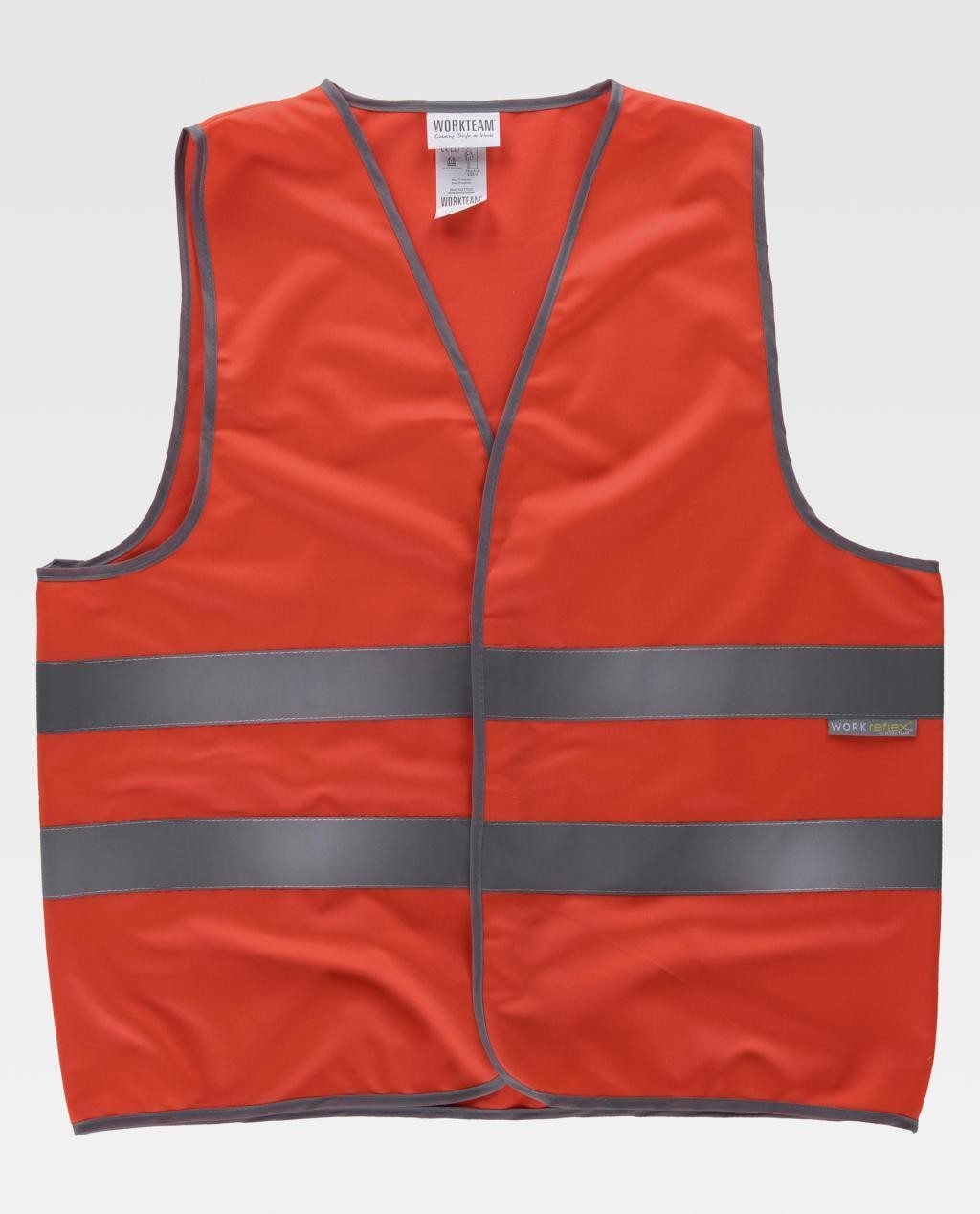 Gilet da Lavoro Chiusura Adattabile Alta Visibilit� HVTT02 - Workteam