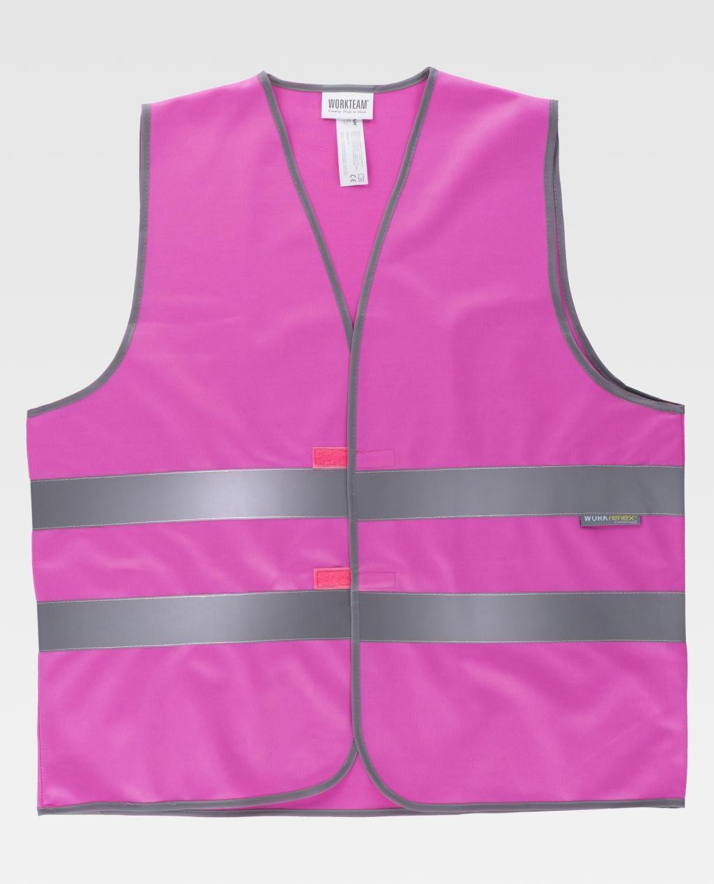 Gilet da Lavoro Chiusura con Velcro Alta Visibilit� HVTT03 - Workteam