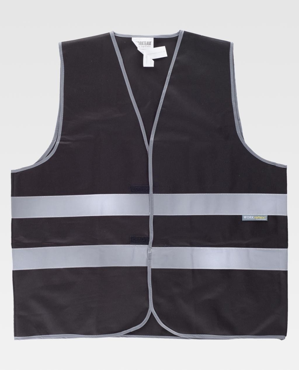 Gilet da Lavoro Chiusura con Velcro Alta Visibilit� HVTT03 - Workteam