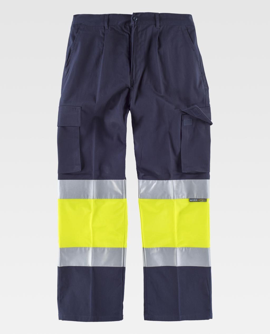 Pantalone da Lavoro Combinato Alta Visibilit� C4019 - Workteam