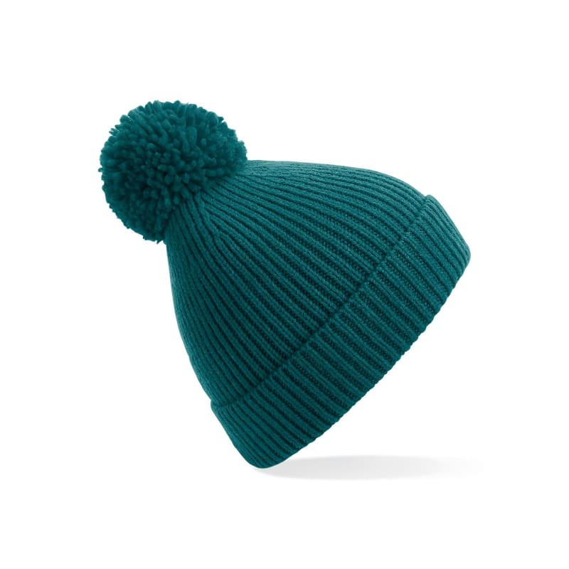 Cappello Engineered Knit Ribbed Pom Pom Beanie Beechfield - B382