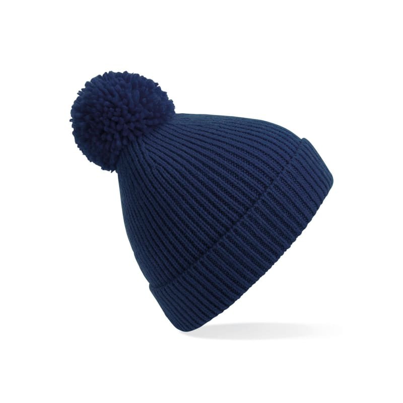Cappello Engineered Knit Ribbed Pom Pom Beanie Beechfield - B382