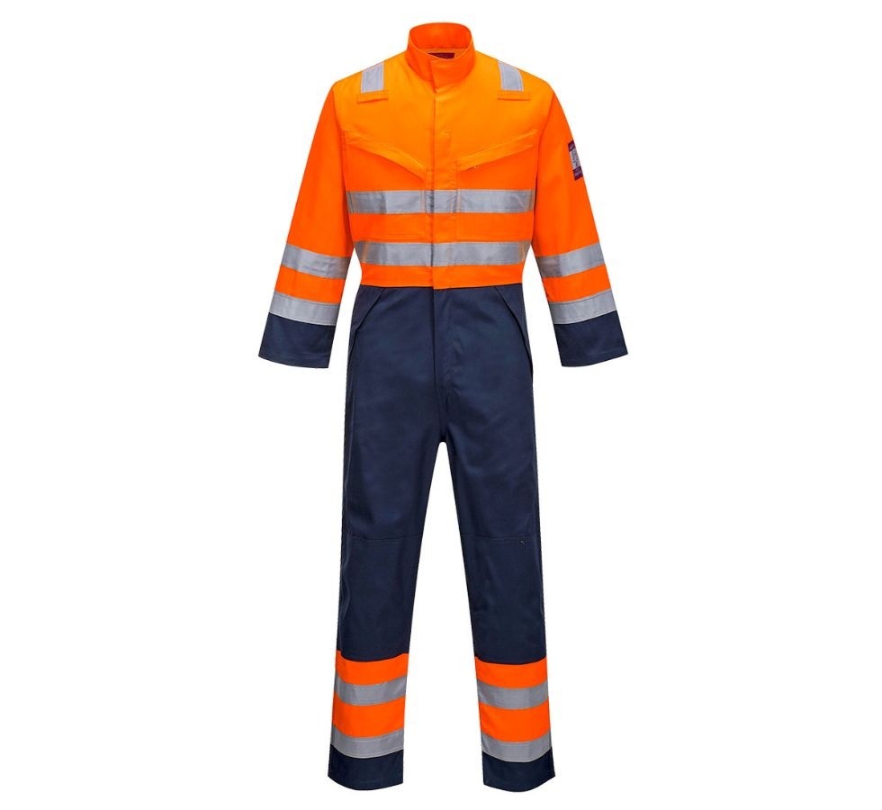 Tuta da Lavoro Modaflame RIS Ignifuga Alta Visibilita Portwest MV29