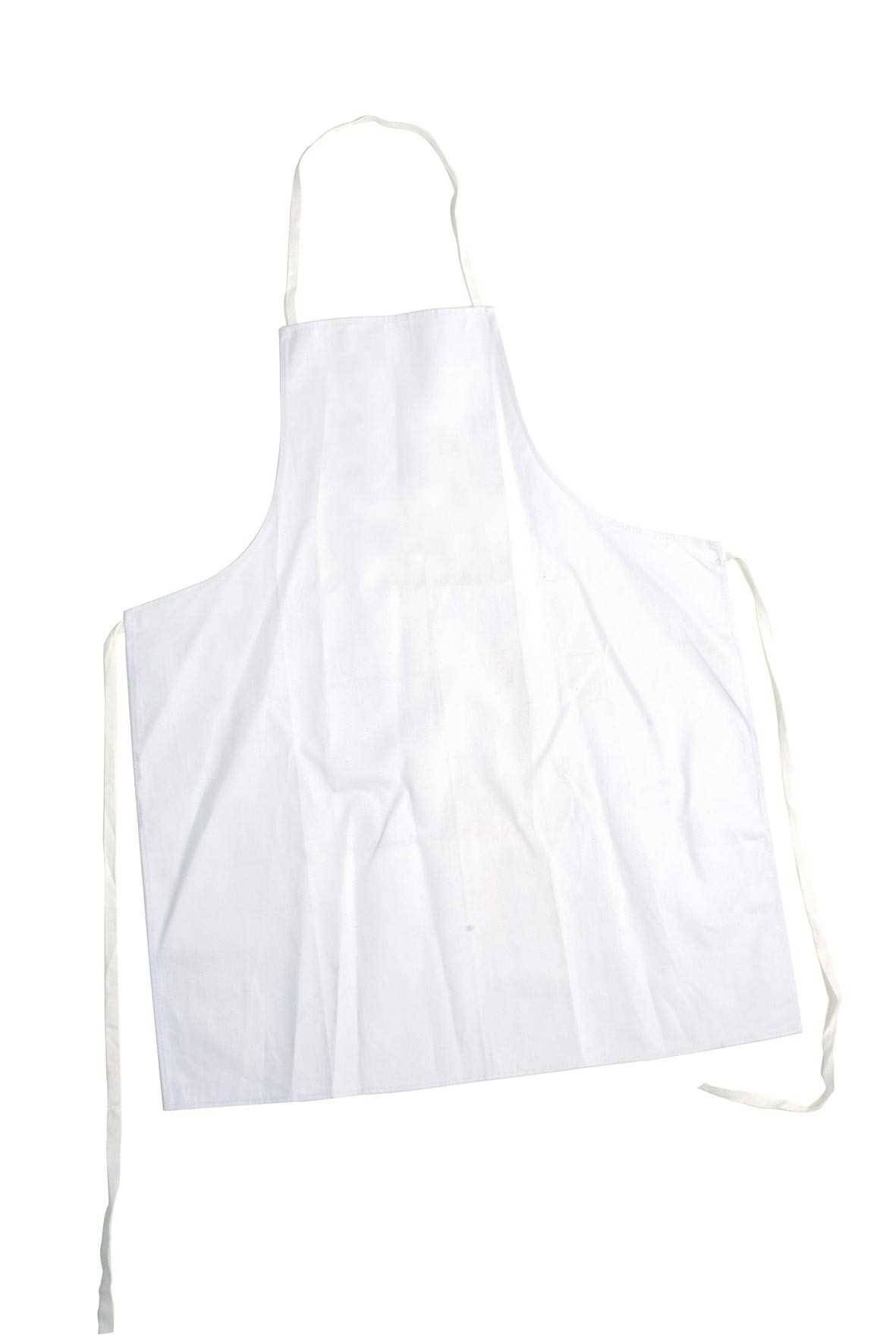 Grembiule da lavoro 100% cotone 70X90 senza tasca Logica 55WHITE