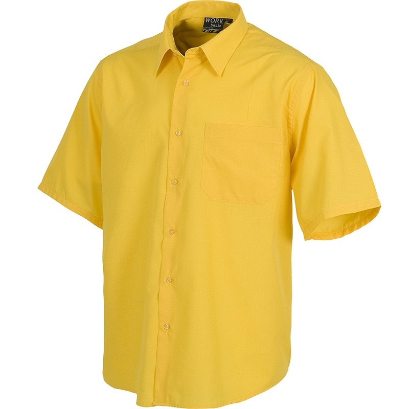 Camicia da lavoro con collo classico a manica corta - Workteam