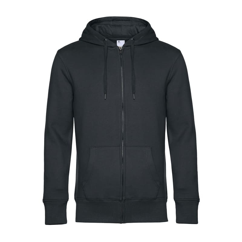 Felpa Da Lavoro King con Cappuccio e Zip Lunga B&C Collection - BCWU03K