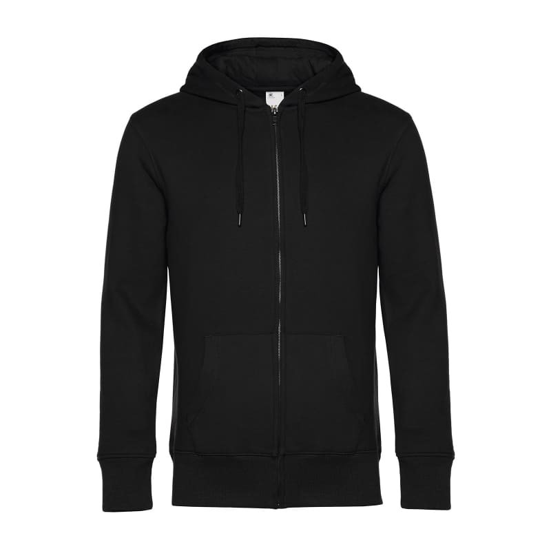 Felpa Da Lavoro King con Cappuccio e Zip Lunga B&C Collection - BCWU03K