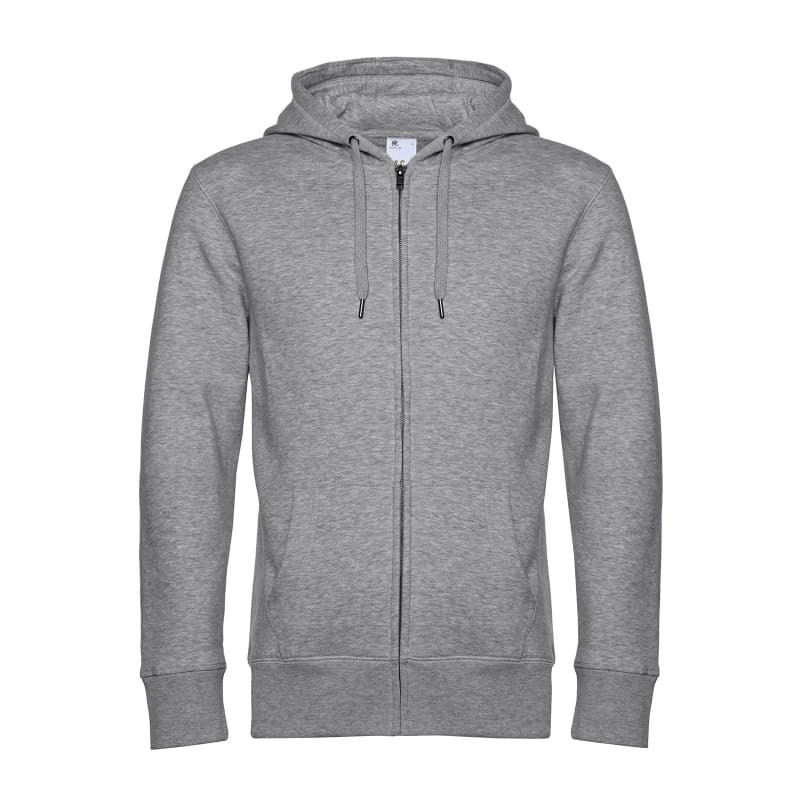 Felpa Da Lavoro King con Cappuccio e Zip Lunga B&C Collection - BCWU03K
