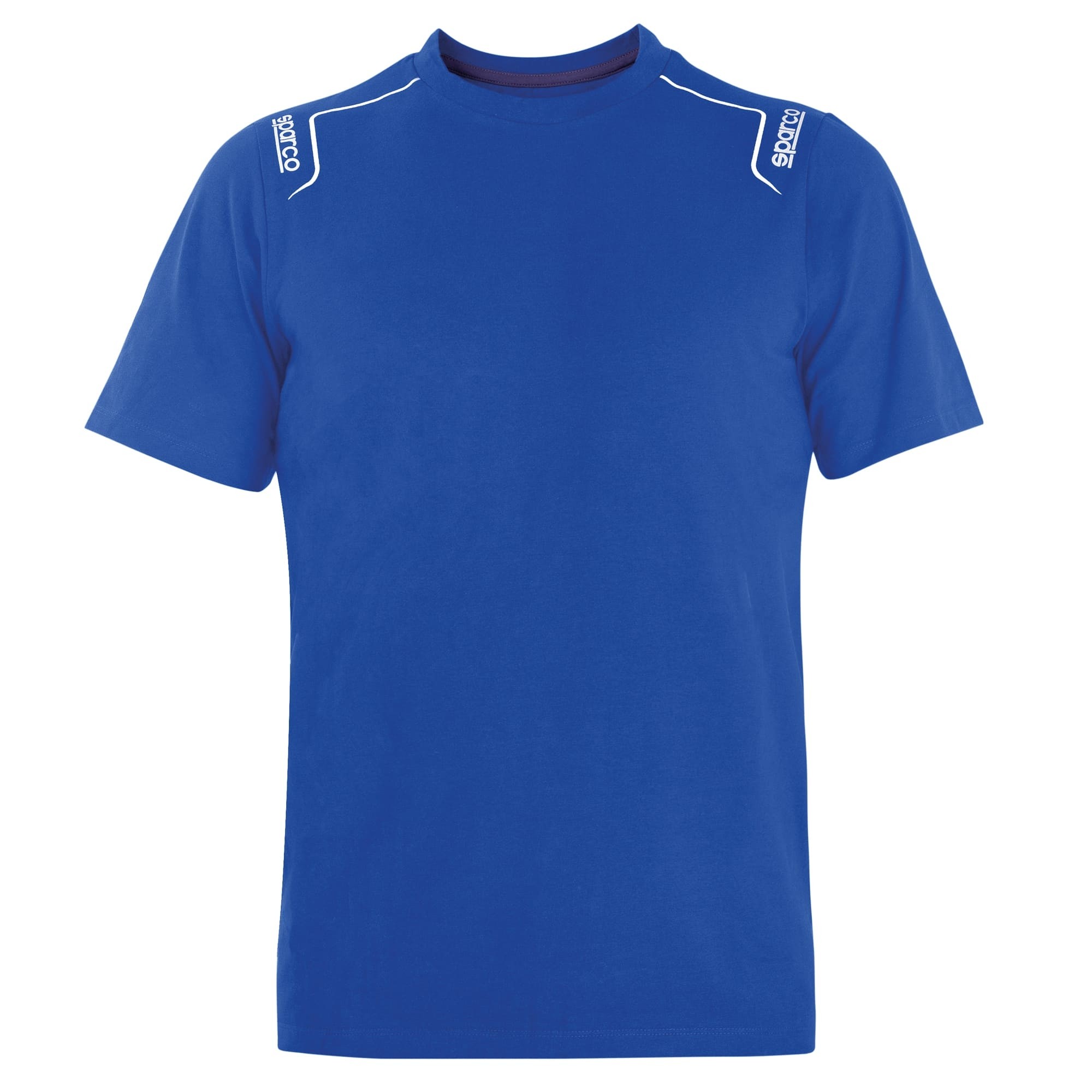 T-shirt Maglietta Elasticizzata TRENTON Sparco in cotone - Royal