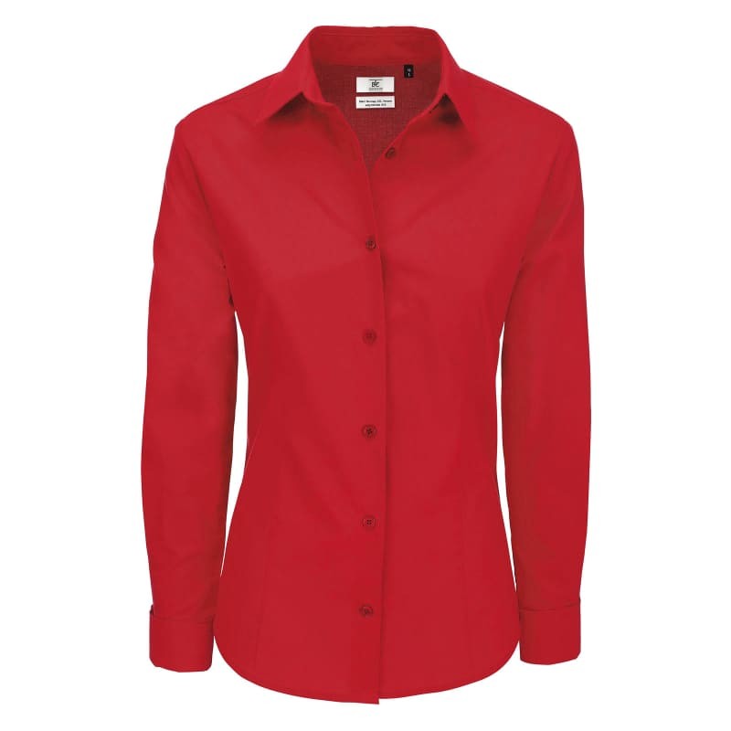 Camicia Da Lavoro Heritage Manica Lunga da Donna B&C Collection - BCSWP43