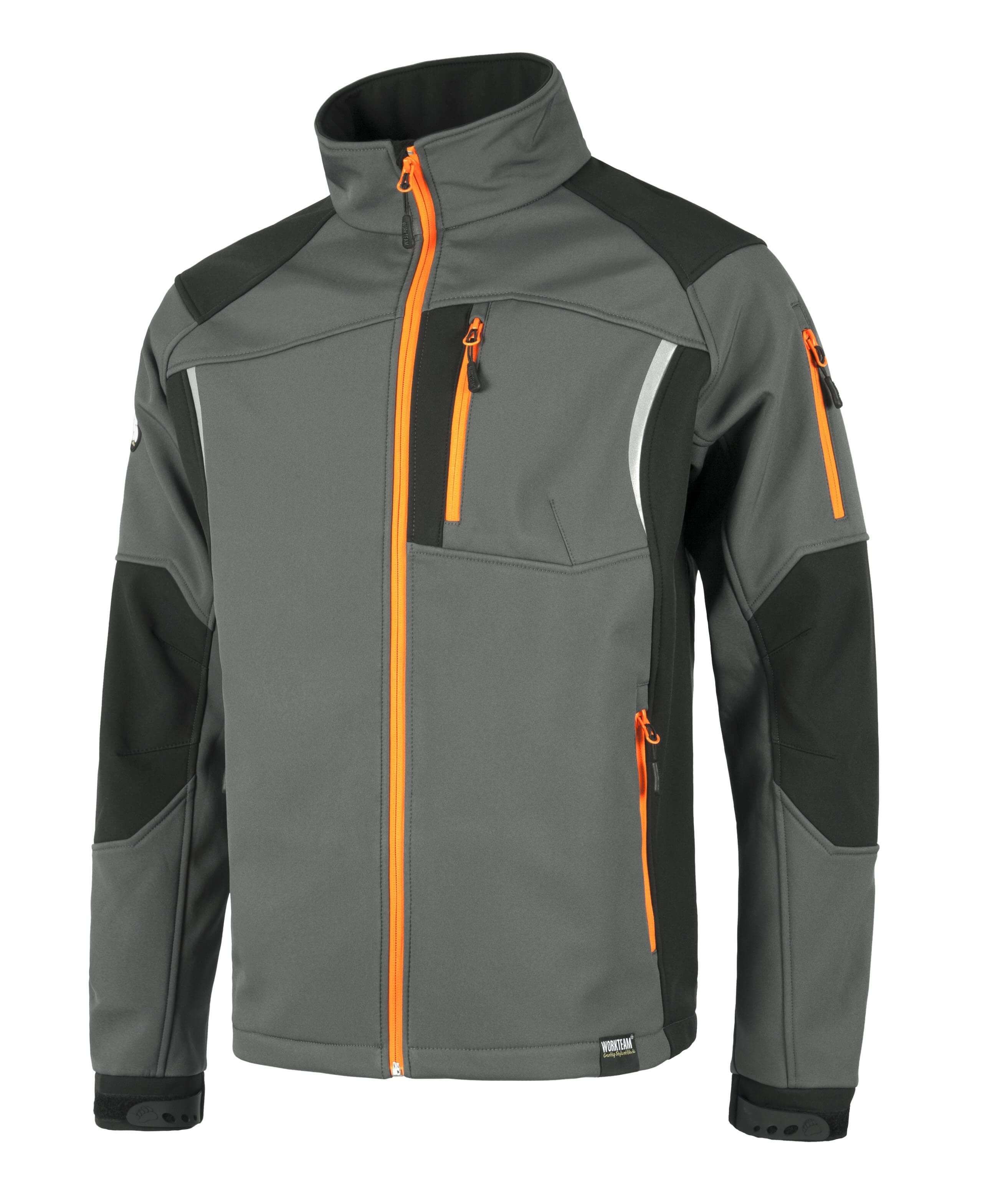 Giacca Workshell combinata con cerniera in nylon - Workteam