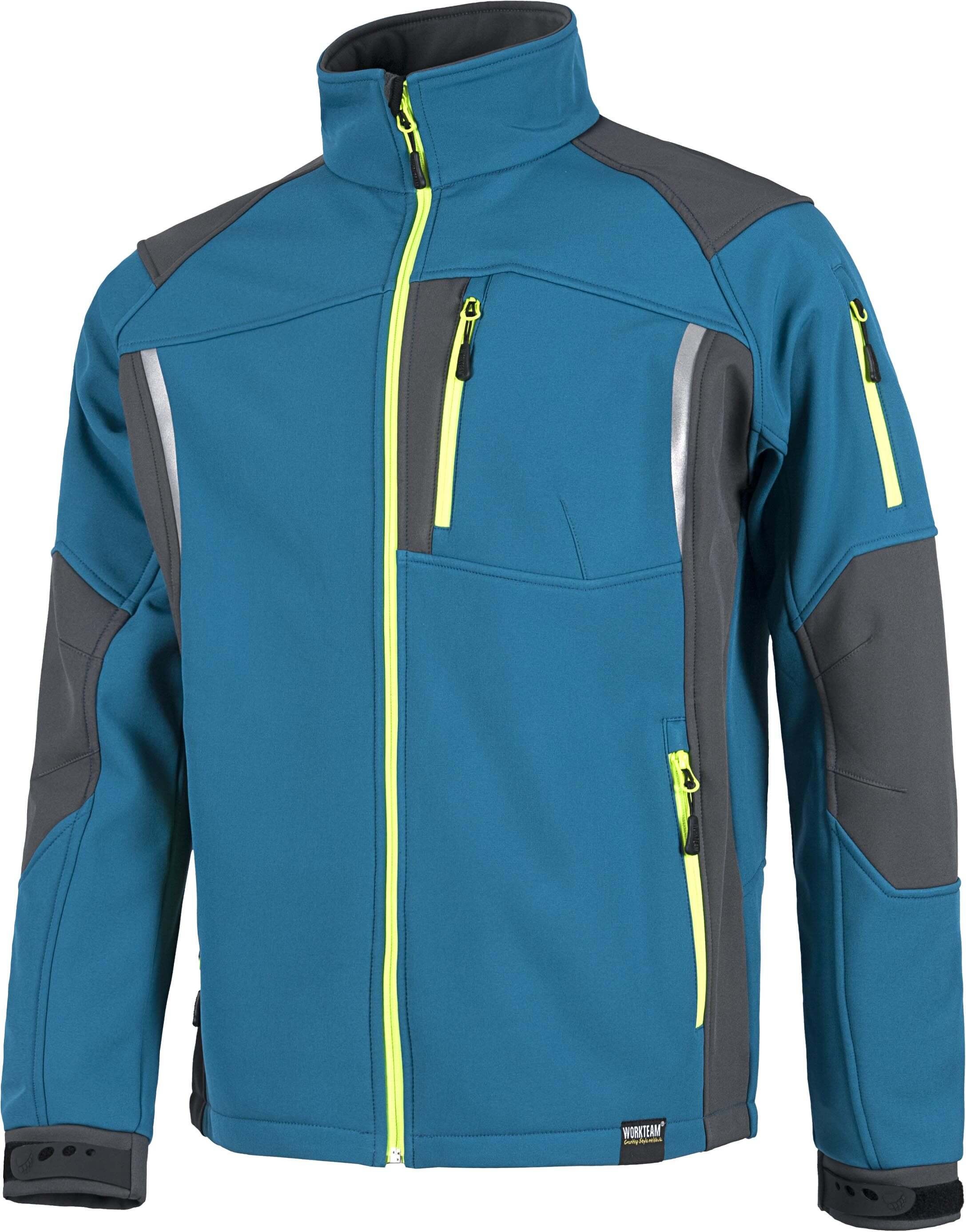 Giacca Workshell combinata con cerniera in nylon - Workteam