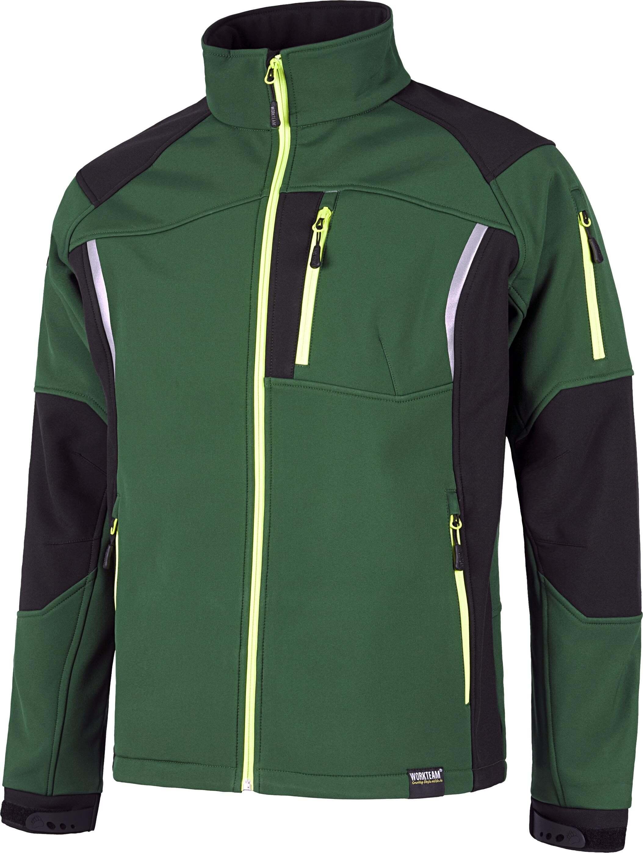 Giacca Workshell combinata con cerniera in nylon - Workteam